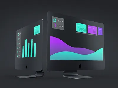 Analytics Chart - Daily ui - Bank concept app application bank bank app chart daily 100 dailyui data design design trends dribbble flat master card statistics stats ui ux visa web website