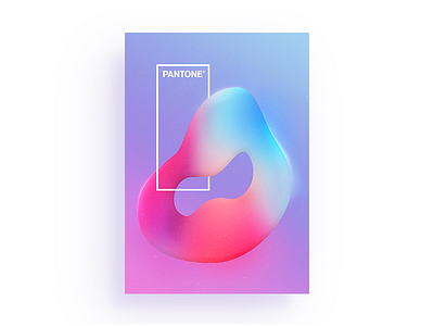 Pantone abstract art blink branding coloful design fine art geometric gradient illustration modification noise plastic poster poster art poster design swiss design swiss poster texture typography