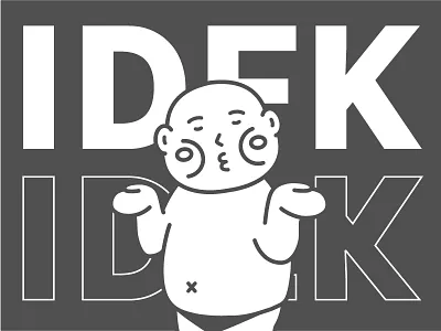 IDFK branding character character design cute design graphic design icon illustration logo typography
