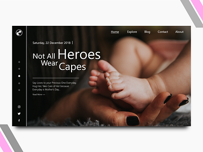 Not All Heroes Wear Capes design icon typography ui ux web website