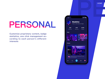 LIME APP personal app design ui ux