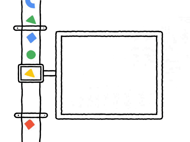 Instant Access animation charts cloud data graphs illustration instant machine