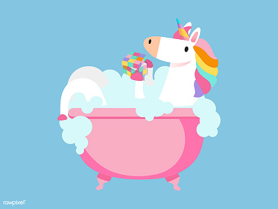 Cute Unicorn <3 character cute design fun graphic graphic design illustration kids pattern rainbow unicorn vector