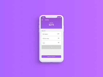 DailyUI046 : Invoice app daily 100 challenge daily ui daily ui 046 dailyui design sketch ui