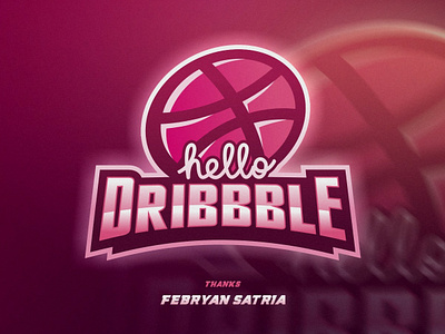 Hello Dirbbble design esportlogo esports gaminglogo sinkingpencil vector