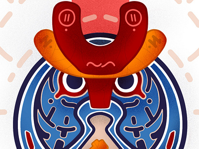 Daruma - Series 2/6 animation art artsy artwork canada design digitalart drawing flatdesign france graphic graphicdesign illustration illustrator japan montreal motion posca sketch vector