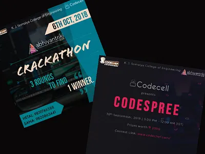 Contest Posters banner contests graphic design poster programming