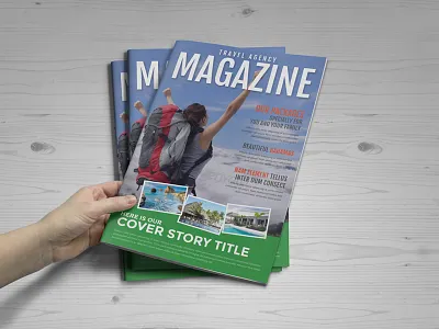 Travel Agency Magazine Brochure branding brochure magazine brochure mockup holiday magazine holiday tour illustration logo icon magazine magazine bundle mockup tour tourism tourism magazine travel travel agency magazine travel brochure travel catalog travel magazine travel trip traveller magazine vector