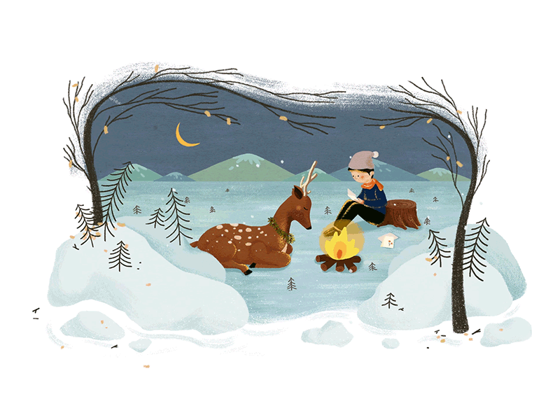 Happy Holidays atlanta design holidays illustration jieyudeng motiongraphics witnessco yesael sumalave