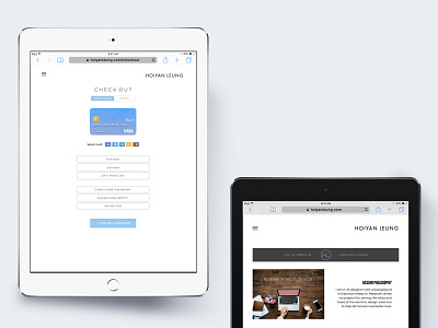 Tablet Check-Out Page dailyui ipad payment form portfolio responsive design sketch tablet ui ux ui design