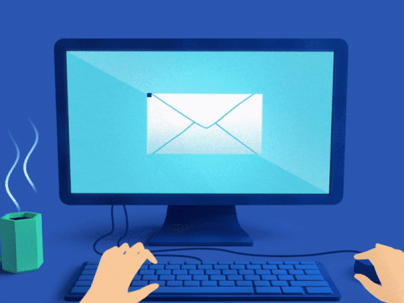 Sharing 2d afx animation design email gif illustration internet loop share