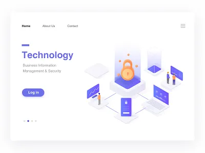 Technology illustration design illustration isomatric