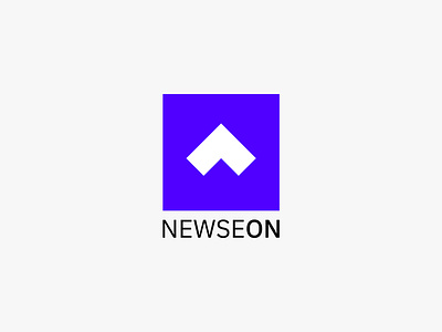 Newseon - Logo design logo minimal purple typogaphy vector