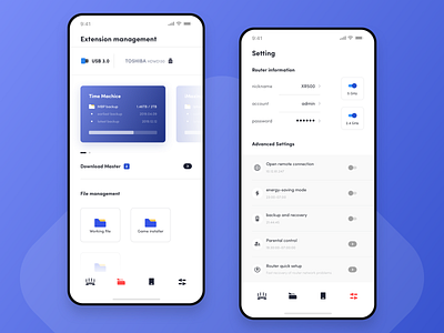 NETGEAR router app design icon interface ui
