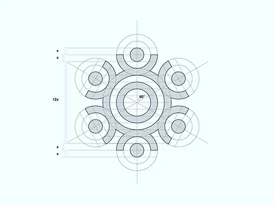 Roundtable Logo Construction black and white brand brand identity branding corporate designs geometric graphic design graphic designer grid logo logo design mark minimal minimal design minimalist modern simple simplicity structure