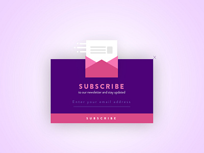 DailyUI #24 Subscribe