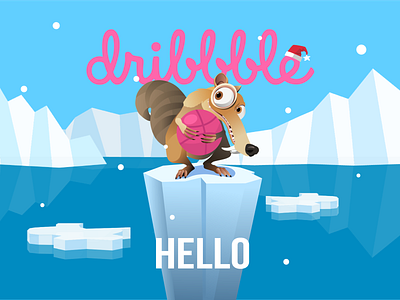 Hello 1 design flat hello hello dribbble illustration type vector web