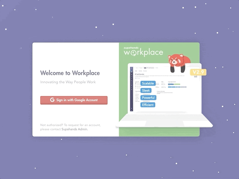 Christmas Themed Login UI animal animation card design flat google illustration laptop minimal pastel simple ui