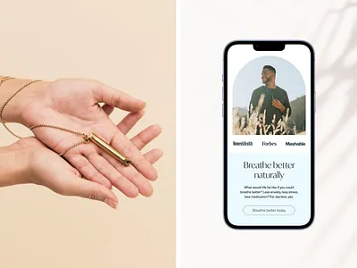Komuso Mobile Website branding breathing design graphic design interface marketing mental health mobile mobile design mobile website ui user experience user interface ux web design web marketing website