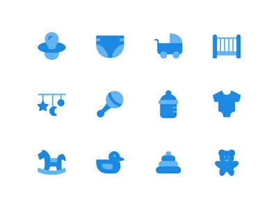 Baby Flat Icon baby design flat icon flaticon icon icon a day symbol vector