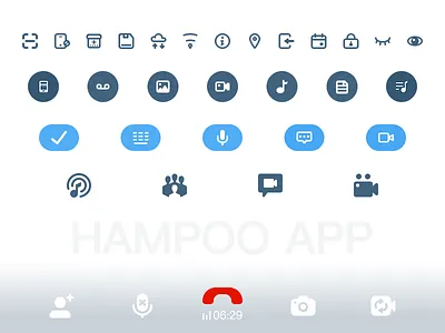 Hampoo App Icon icon illustration sketch ui