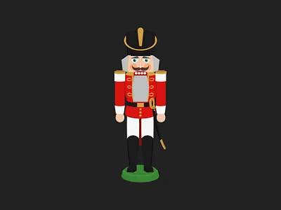 Nutcracker christmas christmas card holidays vector vector art vector artwork xmas
