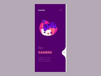 Practice - Onboarding Swipe Animation by Cuberto ui