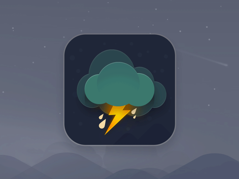 Weather App Icon apple x branding creative design dating app design illustration iphone iphone x landing page login login screen login ui logo design photoshop ui ui design user experience user inteface ux ux design