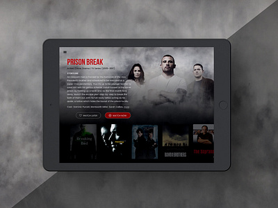 Daily UI Day 026 100 day ui challenge dailyui tv app