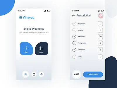 Health Case appointment ui creative app health case mobile ui pharmacy pharmacy mobile ui prescription online order tablet order online