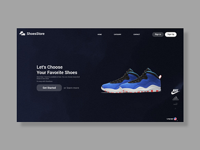 Landing Page design ui ux web