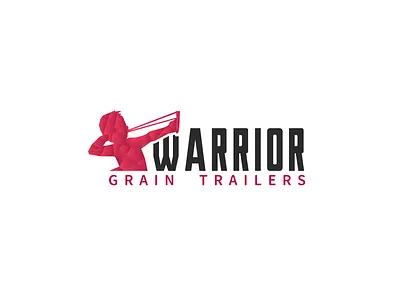 Grain Trailers boy branding design industrial logo manufacture modern polyart polygon slingshot