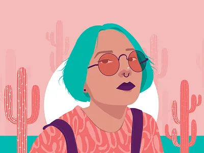 Hello Dribbble! character digital digitalpainting firstshot flat flatdesign girl illustrating illustration illustrator painting vector woman