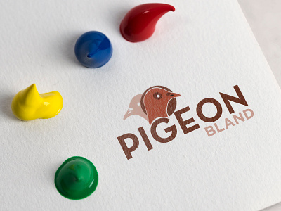 Pigeon Bland advartising branding combination mark graphics studio icon logo logo alphabet sajid ali vector word mark