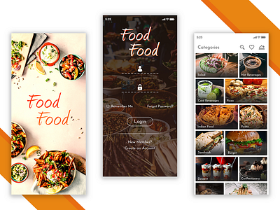 Food Food_1 app concept app design behance concept ui dribbble dribbble shots dribbbler food food app food app design food app ui food recipe app graphic iphone x iphone x mockup mockup new food app recipe recipe app ui ux