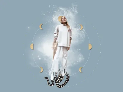 Cosmic Collage brand identity branding collage collage artist collageart collages cosmic collage design digital artist ethereal photoshop action symbols