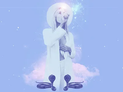 Cosmic Collage brand identity branding collage collage artist cosmic collage digital arist digital art photoshop sacred geometry symbols