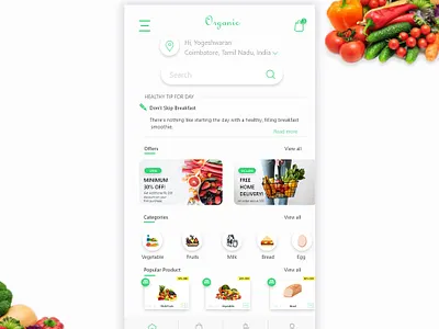 online glossary adobe xd app dailyui design glossary home screen mobile app online glossary ui ux vegetables