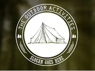 Outdoor Activities logo | Custom Logo art brand branding character clean design flat icon icons identity illustration illustrator lettering logo minimal sketch type typography vector