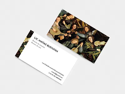 Music business card business card business card design music art orchestra conductor tarjeta de presentacion
