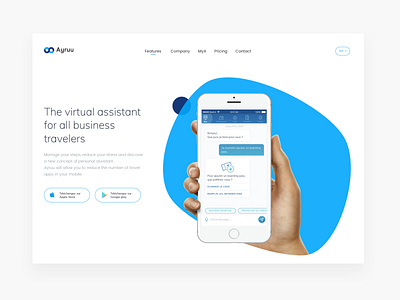 Ayruu Site app design header hero inspiration interface landing landing page logo screen site ui ui ux website