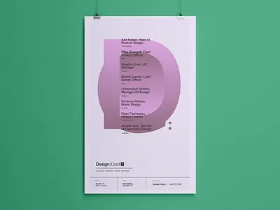 DesignCraft Poster branddesign handsome marketing poster