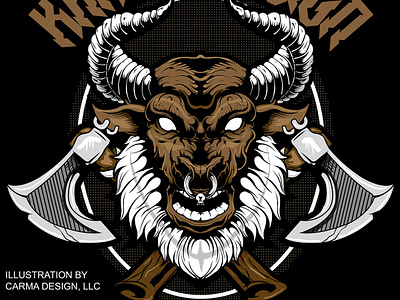 Minotaur Tee branding design flat illustration t shirt vector
