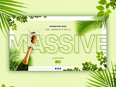 Daily UI – Party Night dailyui partynight uidesign webdesign