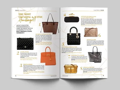 Fashion & Luxury Magazine Design adobe illustrator adobe indesign adobe photoshop graphic design magazinedesign