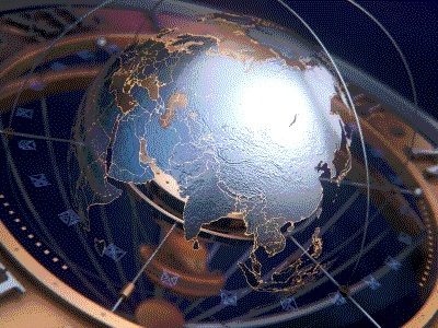 Planet 3d animation cinema4d clock planet