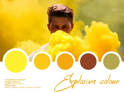 Design Challenge - 42 palettes in 42 days | Day 30 42 42 days 42 palettes 42 palettes in 42 days adobe illustrator cc brown color color palette colour palette daily challenge design challenge designchallenge dribbble design challenge free resource green orange yellow
