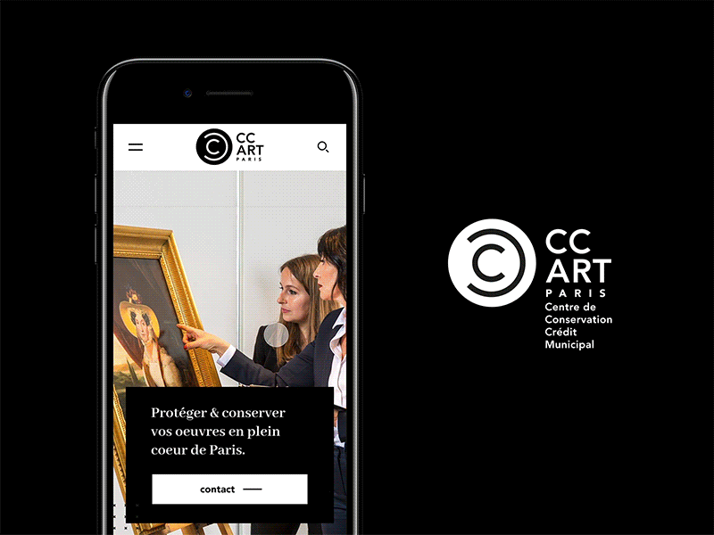 Ccart mobile test adobe xd animation blur menu mobile prototype responsive scroll ui ux web site