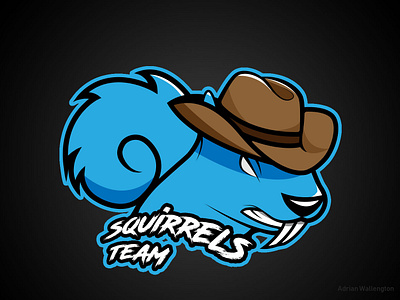 Squirrel Team game logo squirrel video game