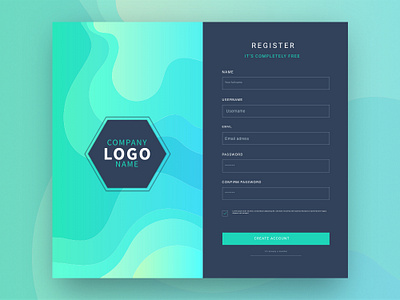Registration Form With Dark UI authentication design dark registration form registration form responsive design responsive registration form ui design web snippets
